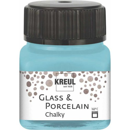 Kreul Barva na sklo a porcelán  CHALKY 20 ml LEDOVÁ MÁTA