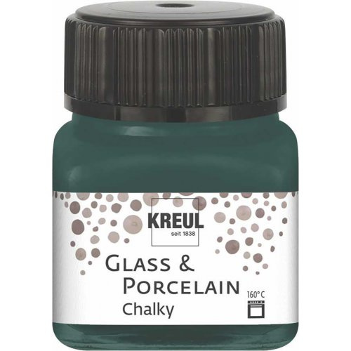 Kreul Barva na sklo a porcelán  CHALKY 20 ml ZELENÁ CHATA