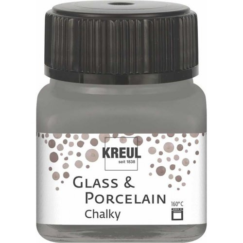 Kreul Barva na sklo a porcelán  CHALKY 20 ml KOUŘOVÝ KÁMEN