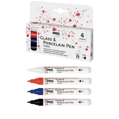 Kreul Sada Fixy na sklo a porcelán KREUL CLASSIC fine
