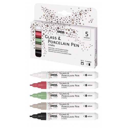 Kreul Sada Fix na sklo a porcelán KREUL CHALKY medium