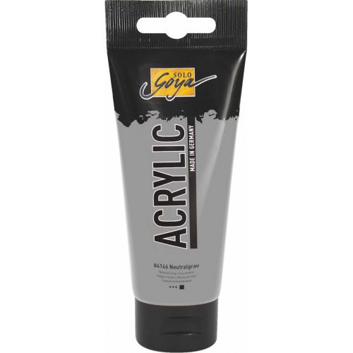 Solo Goya Akrylová barva SOLO GOYA 100 ml NEUTRÁLNÍ ŠEDÁ