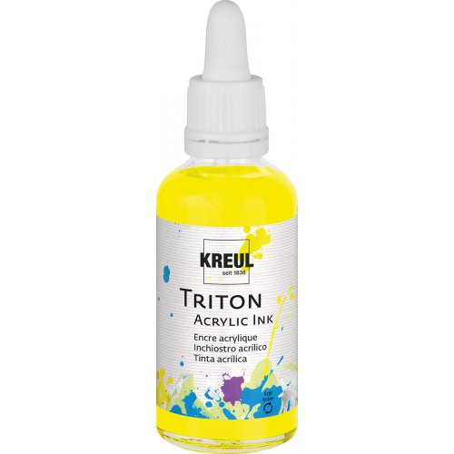 Kreul Akrylový inkoust TRITON SVÍTÍCÍ ŽLUTÁ