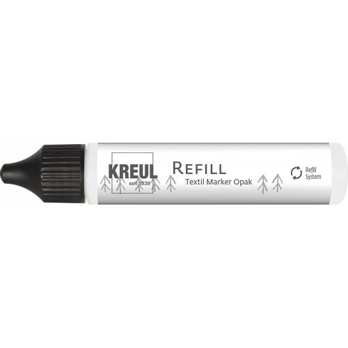 Kreul Náplň 25 ml do Fix na textil JAVANA KREUL OPAK BÍLÁ