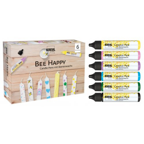 Kreul Sada CANDLE PEN KREUL voskové pero pro malování svíček BEE HAPPY
