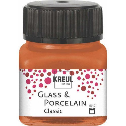 Kreul Barva na sklo a porcelán  classic 20 ml MĚDĚNÁ