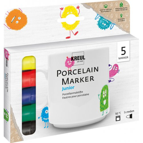 Kreul Sada Fix na porcelán KREUL medium JUNIOR 5 ks