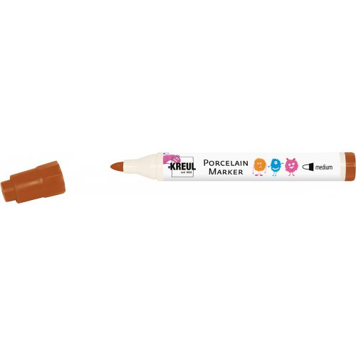 Kreul Fix na porcelán KREUL medium HNĚDÁ