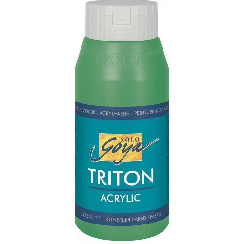 Solo Goya Akrylová barva TRITON SOLO GOYA 750 ml PERMANENTNÍ ZELENÁ