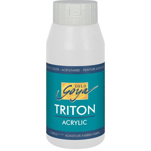 Akrylová barva Solo Goya TRITON 750 ml White