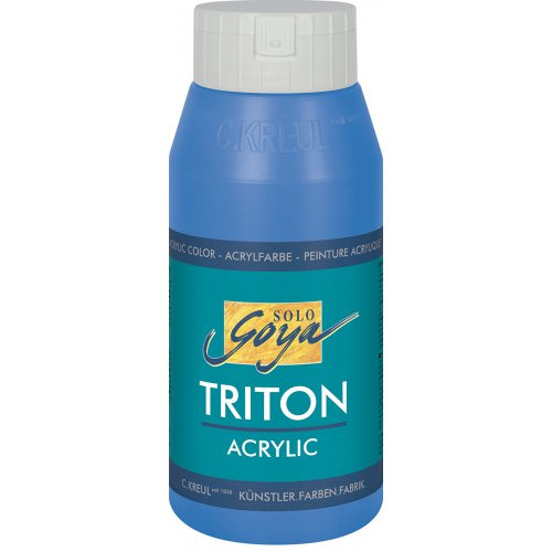 Solo Goya Akrylová barva TRITON SOLO GOYA 750 ml PRIMÁRNÍ MODRÁ
