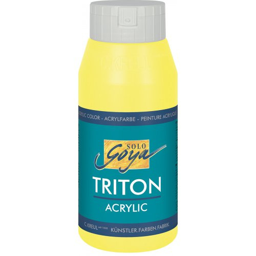 Solo Goya Akrylová barva TRITON SOLO GOYA 750 ml SVÍTÍCÍ ŽLUTÁ