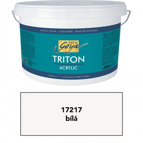 Solo Goya Akrylová barva TRITON SOLO GOYA 2500 ml BÍLÁ