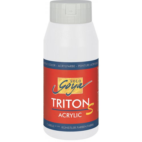 Solo Goya Akrylová barva TRITON SOLO GOYA lesk 750 ml BÍLÁ