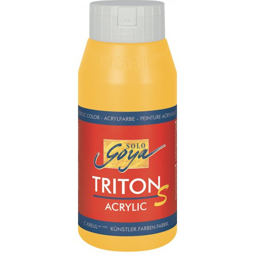 Solo Goya Akrylová barva TRITON SOLO GOYA lesk 750 ml ŽLUTÁ