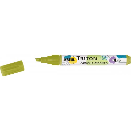 Kreul Akrylový fix TRITON edge OLIVOVÁ ZELENÁ