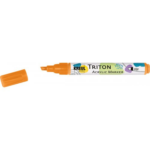 Kreul Akrylový fix TRITON edge SVÍTÍCÍ ORANŽOVÁ