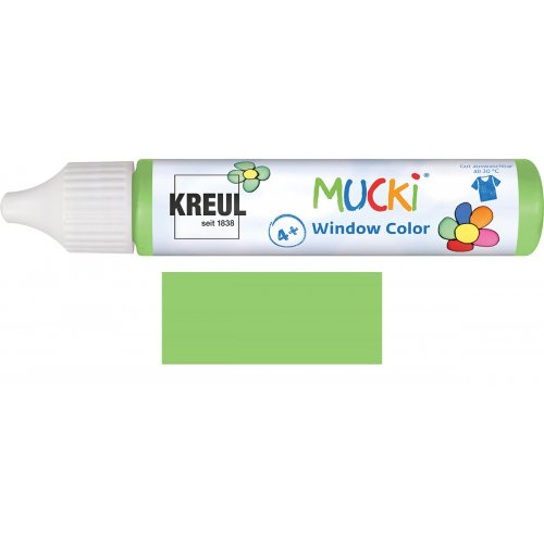 Mucki Barva na sklo MUCKI WINDOW COLOR 29 ml SVĚTLÁ ZELENÁ