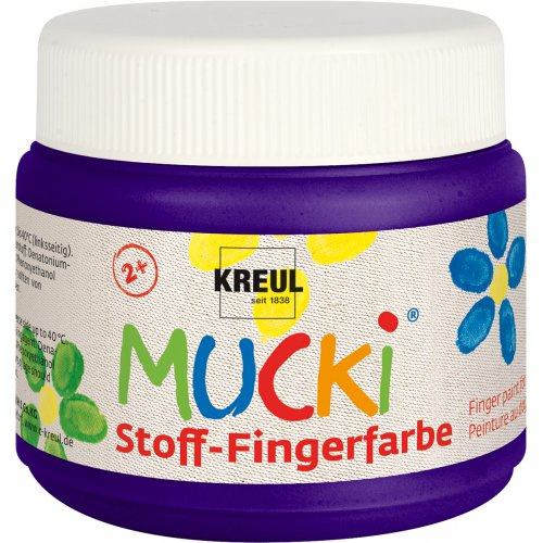 Mucki Prstová barva na textil MUCKI 150 ml FIALOVÁ