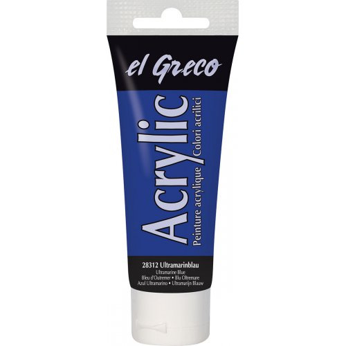 Kreul Akrylová barva EL GRECO 75 ml ULTRAMARÍNOVÁ MODRÁ