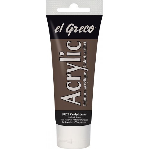 Kreul Akrylová barva EL GRECO 75 ml VANDYKE HNĚDÁ