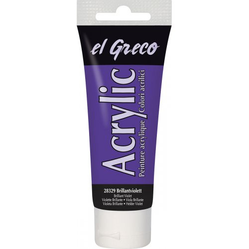 Kreul Akrylová barva EL GRECO 75 ml BRILANTNÍ FIALOVÁ
