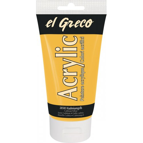 Kreul Akrylová barva EL GRECO 150 ml KADMIUM ŽLUTÁ