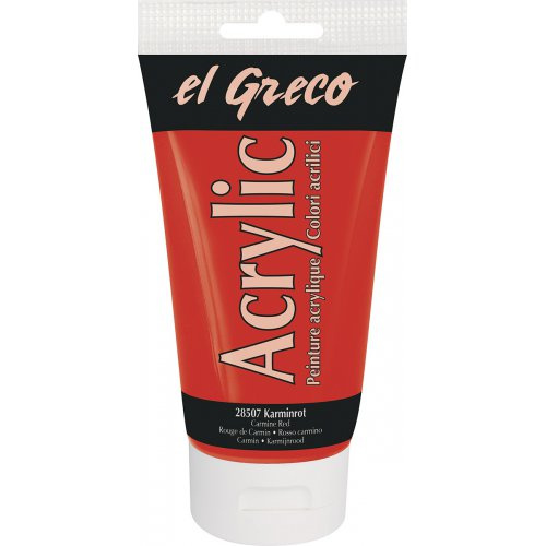 Kreul Akrylová barva EL GRECO 150 ml KARMÍNOVÁ