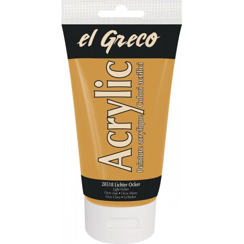 Kreul Akrylová barva EL GRECO 150 ml SVĚTLEŽLUTÁ OKR