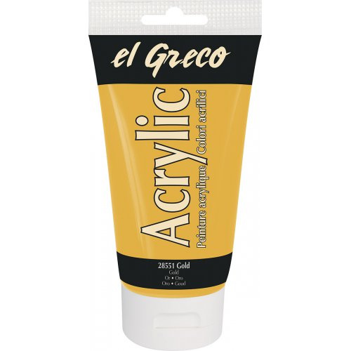 Kreul Akrylová barva EL GRECO 150 ml ZLATÁ