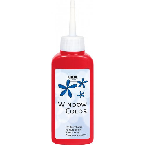 Kreul Barva na sklo WINDOW COLOR 80 ml ČERVENÁ