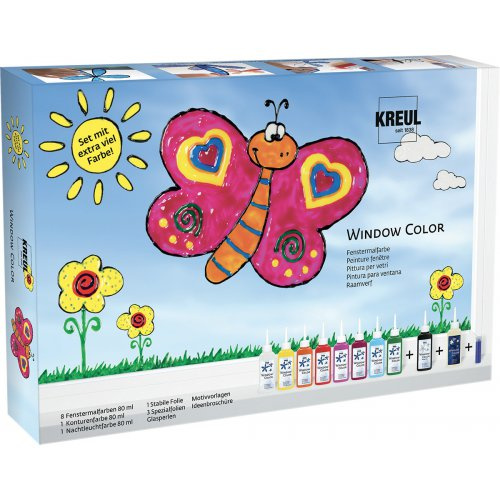 Kreul Sada Barva na sklo WINDOW COLOR pro mnoho malířů