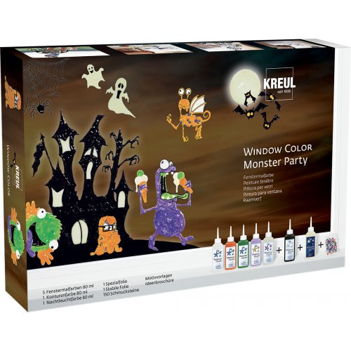 Kreul Sada Barva na sklo WINDOW COLOR Monster party