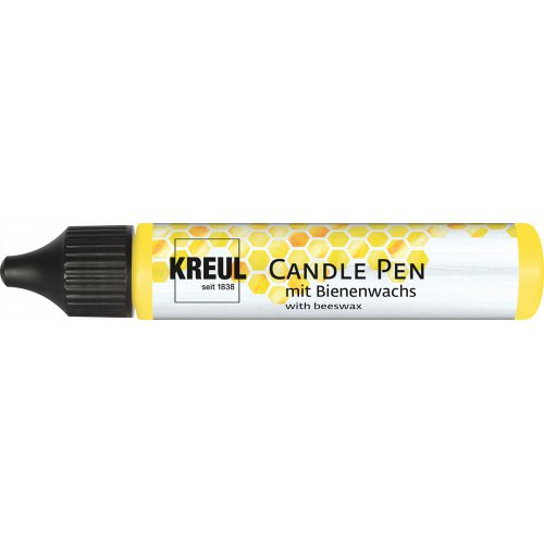 Kreul CANDLE PEN KREUL voskové pero pro malování svíček ŽLUTÁ