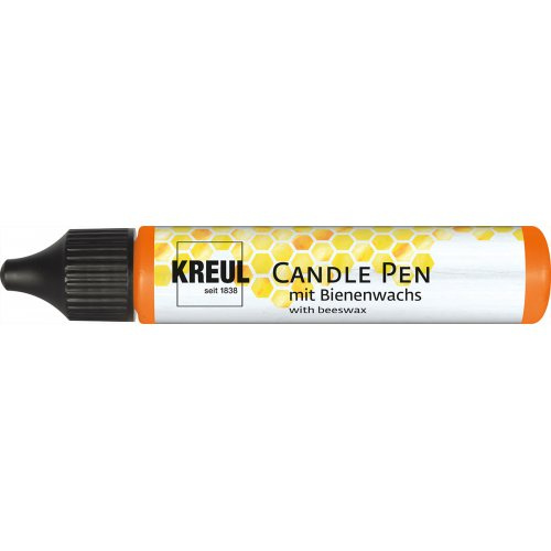 Kreul CANDLE PEN KREUL voskové pero pro malování svíček ORANŽOVÁ