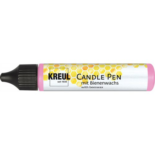 Kreul CANDLE PEN KREUL voskové pero pro malování svíček RŮŽOVÁ