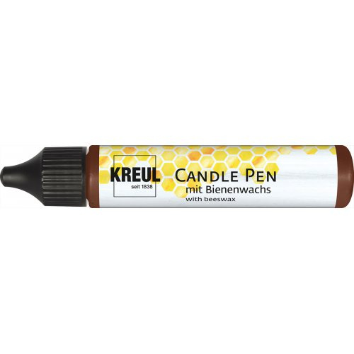 Kreul CANDLE PEN KREUL voskové pero pro malování svíček HNĚDÁ