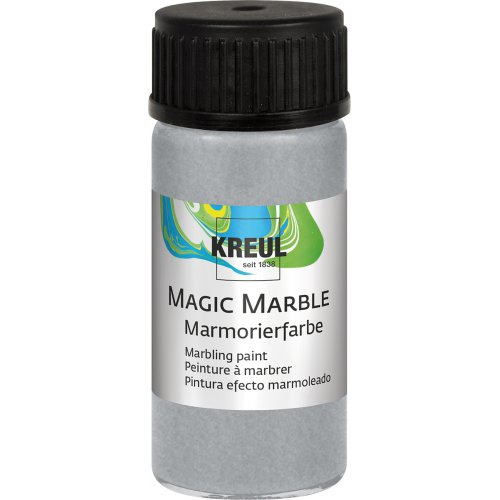 Kreul Mramorovací barva Magic Marble 20 ml STŘÍBRNÁ