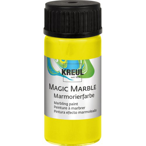 Kreul Mramorovací barva Magic Marble 20 ml NEONOVÁ ŽLUTÁ
