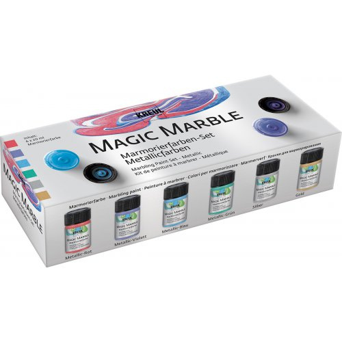 Kreul Sada Mramorovací barva Magic Marble Metalické barvy 6 x 20 ml