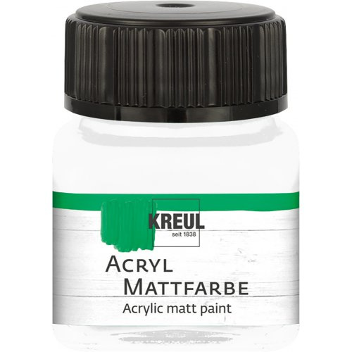 Kreul Akrylová barva matná KREUL 20 ml BÍLÁ