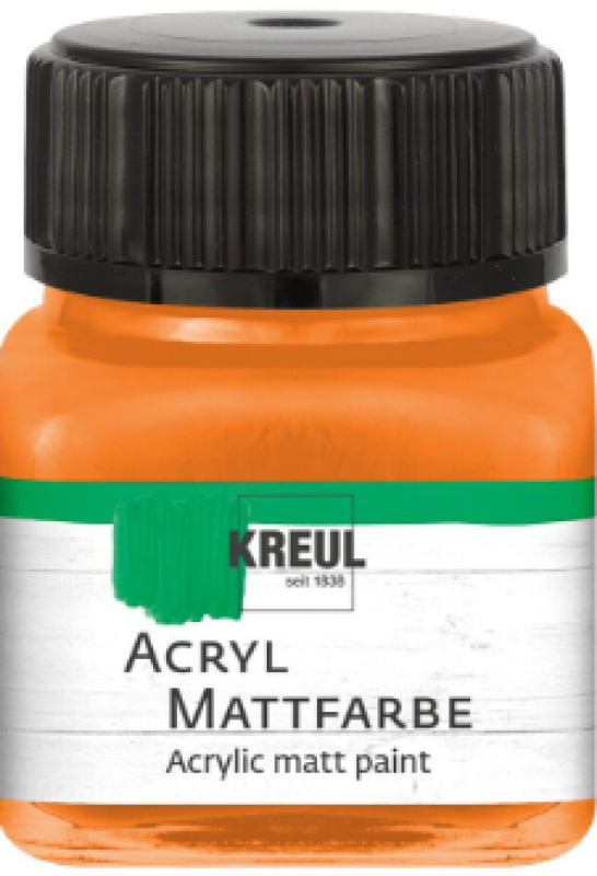 Kreul Akrylová barva matná KREUL 20 ml ORANŽOVÁ