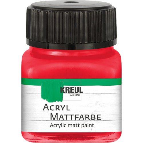 Kreul Akrylová barva matná KREUL 20 ml ČERVENÁ