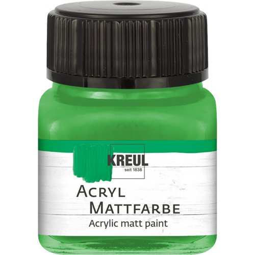 Kreul Akrylová barva matná KREUL 20 ml SVĚTLÁ ZELENÁ