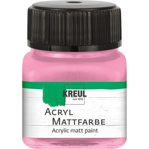 Kreul Akrylová barva matná KREUL 20 ml SVĚTLÁ RŮŽOVÁ