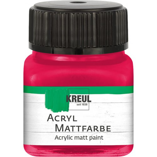 Kreul Akrylová barva matná KREUL 20 ml KARMÍNOVÁ