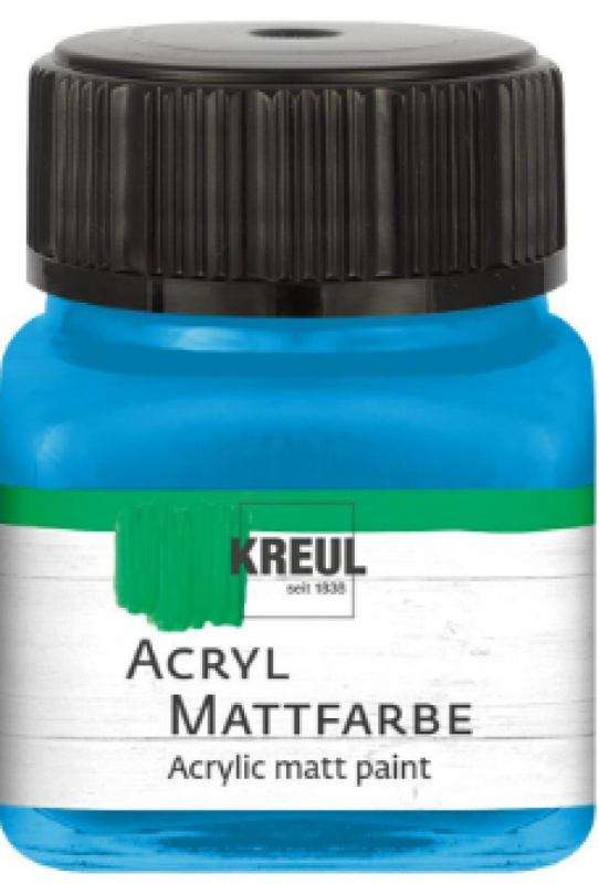 Kreul Akrylová barva matná KREUL 20 ml SVĚTLÁ MODRÁ
