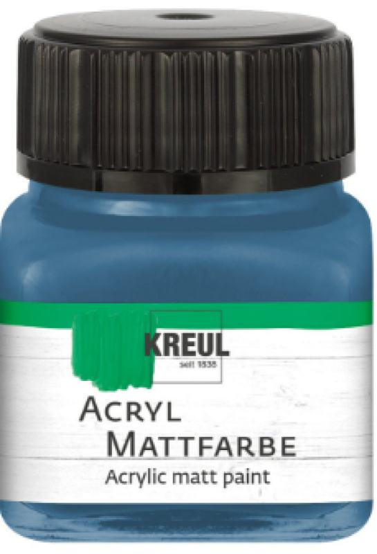 Kreul Akrylová barva matná KREUL 20 ml OCELOVÁ MODRÁ