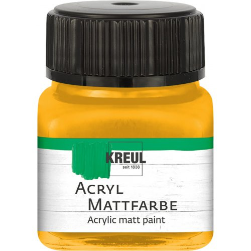 Kreul Akrylová barva matná KREUL 20 ml ZLATOŽLUTÁ