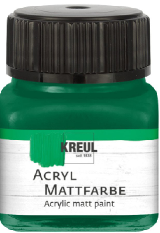 Kreul Akrylová barva matná KREUL 20 ml MECHOVÁ ZELENÁ